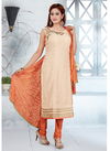 Tussar Colour N F CHURIDAR 05 Stylish Festive Wear Worked Readymade Salwar Suit Collection N F C 119-TUSSAR